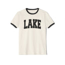 Lake Cotton Ringer Graphic Tee - Unisex Lake T Shirt, Vintage Style Tee, Men's/Women's Tee-2