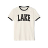 Lake Cotton Ringer Graphic Tee - Unisex Lake T Shirt, Vintage Style Tee, Men's/Women's Tee