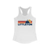 Littleton, Colorado Women's Racerback Tank Top - Mountain Lover Sleeveless Shirt, Women's Littleton Hiking Tank