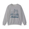 Montana Sweatshirt - Mountain Illustration Graphic Crewneck