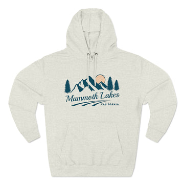 Buy oatmeal-heather Premium Mammoth Lakes, California Hoodie - Unisex Mammoth Lakes Sweatshirt