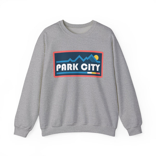 Park City, Utah Sweatshirt - Mountain Graphic Crewneck