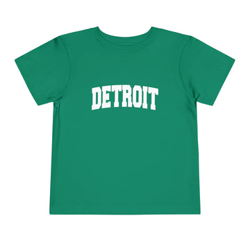 Detroit, Michigan Toddler Graphic Tee - Kids Detroit Vacation T-Shirt