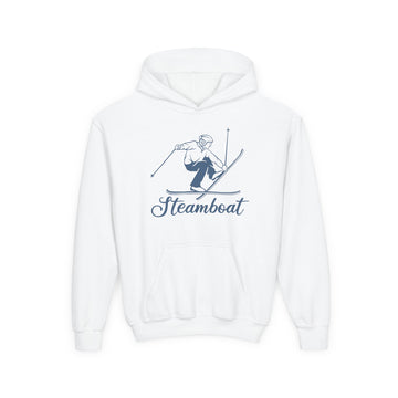 Steamboat, Colorado Youth Hoodie - Snow Ski Kids Steamboat Hooded Sweatshirt