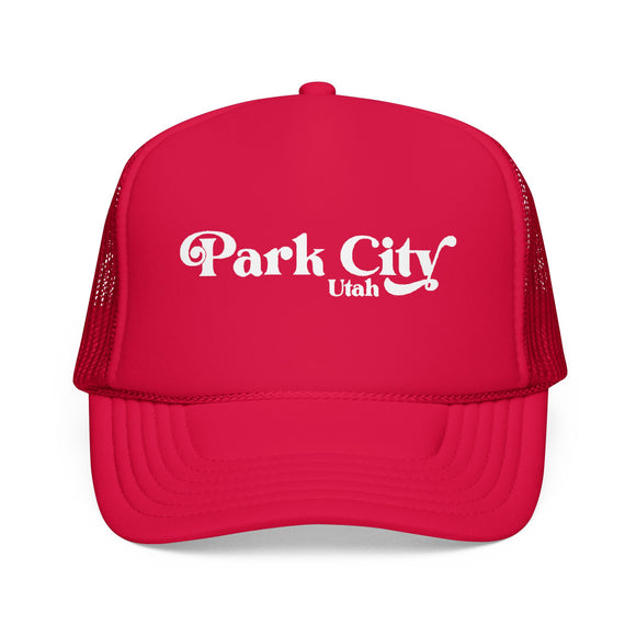 Park City, Utah Trucker Hat - Foam Park City Cap