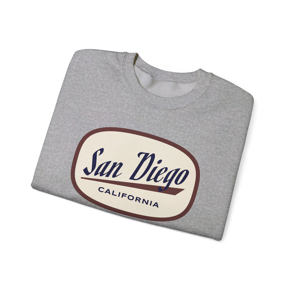 San Diego, California Sweatshirt - Unisex Retro Crewneck San Diego Sweatshirt