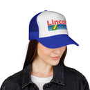 Lincoln, Nebraska Retro Corn and Farm Trucker Hat-18