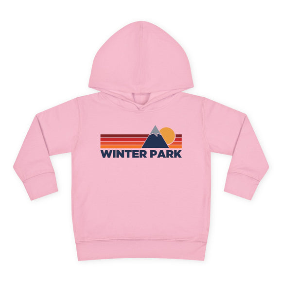 Winter Park, Colorado Toddler Hoodie - Unisex Mountain Winter Park Pullover Sweatshirt, Kids Hooded Jumper, Colorado Souvenir
