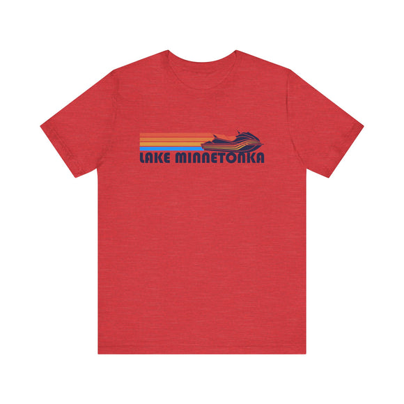 Lake Minnetonka, Minnesota T Shirt - Retro Jetski PWC Graphic Tee