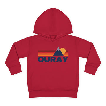 Buy vintage-red Ouray, Colorado Toddler Hoodie - Unisex Mountain Ouray Pullover Sweatshirt, Kids Hooded Jumper, Colorado Souvenir