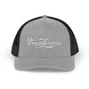 Pennsylvania Snapback Trucker Cap - Embroidered Pennsylvania Hat