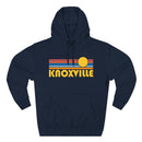 Premium Knoxville, Tennessee Hoodie - Retro Sun Unisex Sweatshirt-1