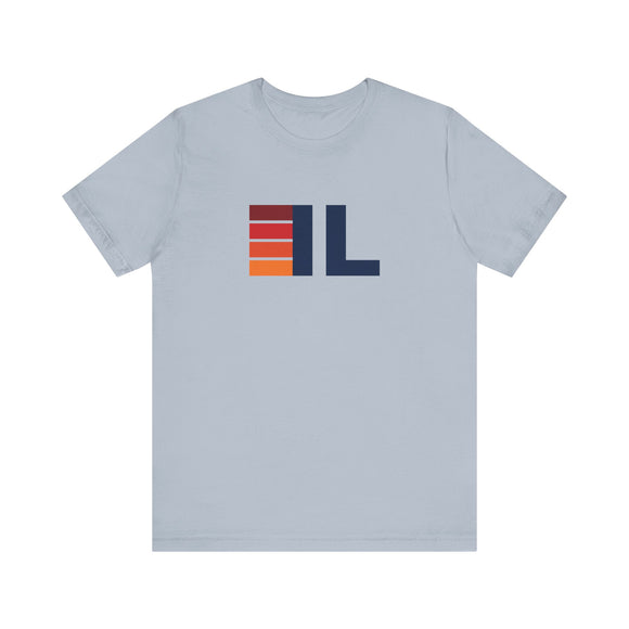 Illinois Retro Stripes T-Shirt | Illinois State Tee