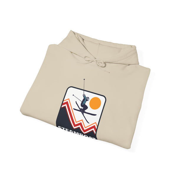 Steamboat, Colorado Hoodie - Unisex Snow Ski Jump Steamboat Hoodie Sweatshirt