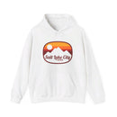 Salt Lake City, Utah Hoodie - Retro Ombre Unisex Salt Lake City Hoodie Sweatshirt-4