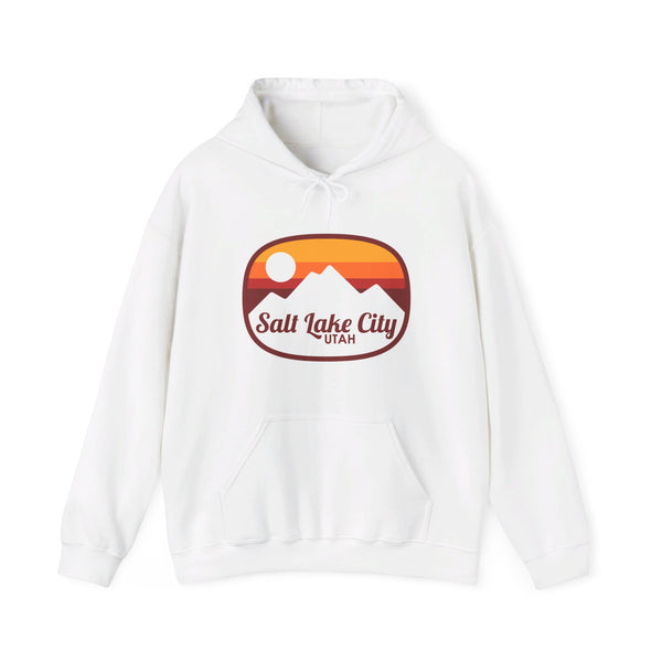 Salt Lake City, Utah Hoodie - Retro Ombre Unisex Salt Lake City Hoodie Sweatshirt