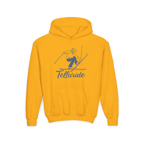 Telluride, Colorado Youth Hoodie - Snow Ski Kids Telluride Hooded Sweatshirt
