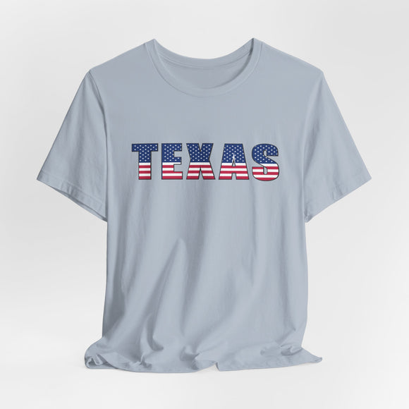 Texas T-shirt - Patriotic USA Stars Stripes Shirt