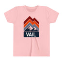 Vail, Colorado Youth Shirt - Retro Mountain Vail Kid's T-Shirt-3