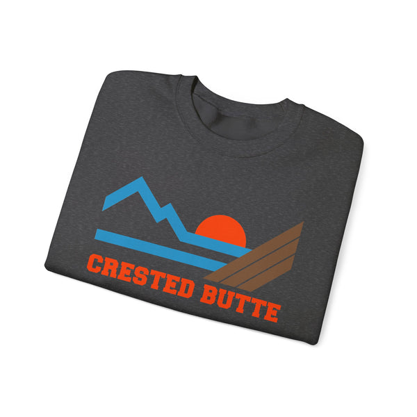 Crested Butte, Colorado Sweatshirt - Mountain Crested Butte Crewneck Sweatshirt