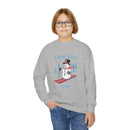 Park City, Utah Youth Crewneck Sweatshirt - Ski Snowman Unisex Kid's Park City, Utah Sweatshirt-9