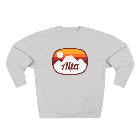 Premium Alta, Utah Sweatshirt - Retro Unisex Sweatshirt