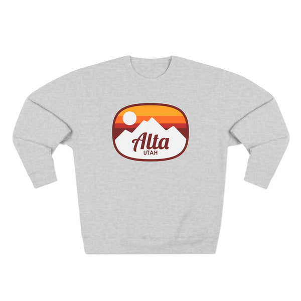 Premium Alta, Utah Sweatshirt - Retro Unisex Sweatshirt