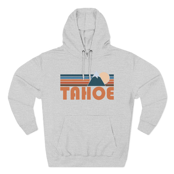 Tahoe, California Hoodie - Retro Mountain Unisex Sweatshirt