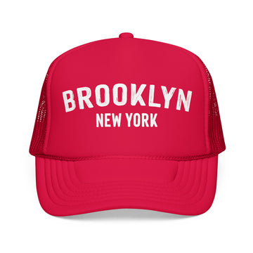 Buy red Brooklyn, New York Trucker Hat - Brooklyn Cap