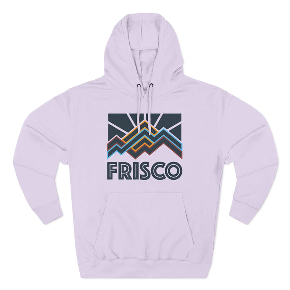 Frisco, Colorado Hoodie - Retro Mountain Unisex Sweatshirt