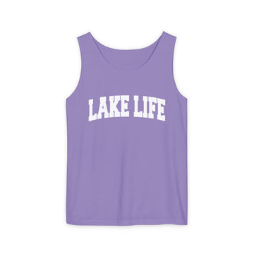 Buy violet Lake Life Tank Top Unisex | Comfort Colors - 100% Cotton