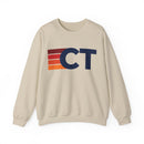 Connecticut Retro Sweatshirt | Retro Stripes Connecticut-2