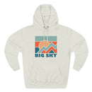 Big Sky, Montana Hoodie - Retro Mountain Unisex Sweatshirt-6