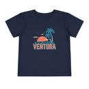 Ventura, California Toddler T-Shirt - Retro Palm Tree Toddler Ventura Shirt-3