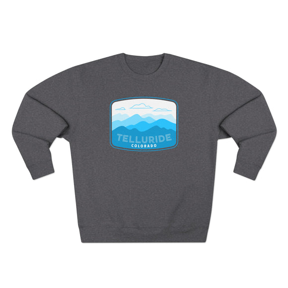 Premium Telluride, Colorado Sweatshirt Unisex Crewneck, Premium Sweatshirt, Crewneck Jumper, Ski Resort Apparel