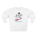 Premium Colorado Skiing Snowman Sweatshirt-1