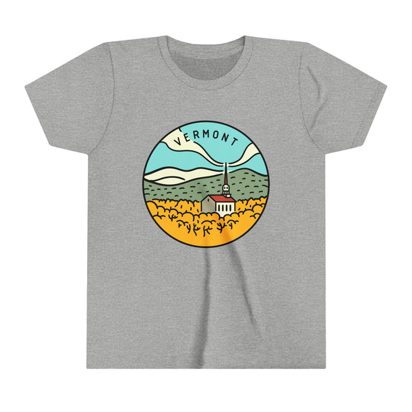 Vermont Youth T-Shirt - Unisex Kids Vermont Shirt