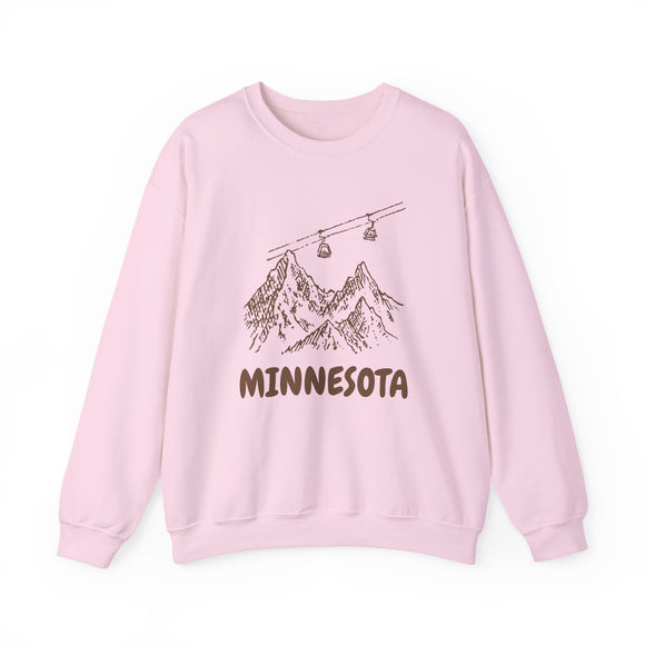 Minnesota Mountain Gondola Sweatshirt, Travel Graphic