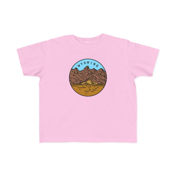 Buy pink Wyoming Toddler T-Shirt - Unisex Toddler Wyoming Shirt