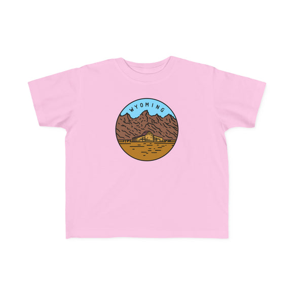 Wyoming Toddler T-Shirt - Unisex Toddler Wyoming Shirt