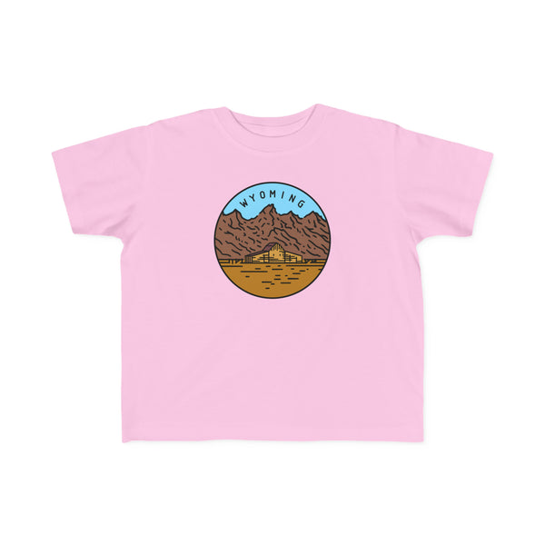 Wyoming Toddler T-Shirt - Unisex Toddler Wyoming Shirt