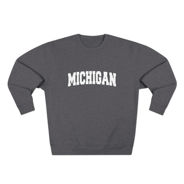 Premium Michigan Retro Graphic Sweatshirt