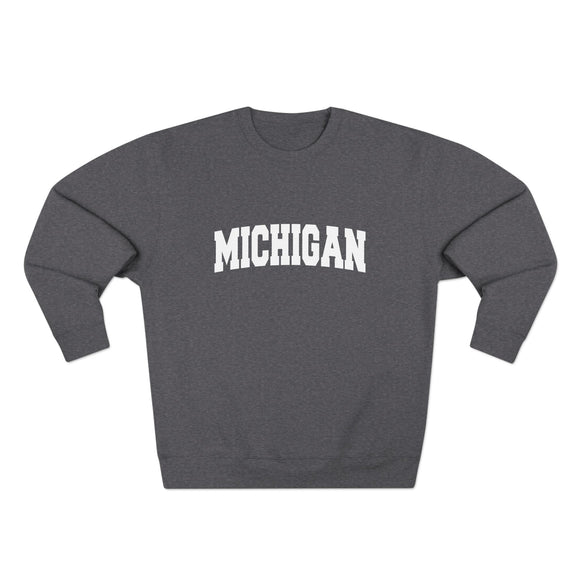 Premium Michigan Retro Graphic Sweatshirt