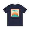 Retro Vail, Colorado T-Shirt, Mountain Sun Tee, Unisex Graphic Shirt, Vintage Vail, Colorado Top, Outdoor Adventure Clothing