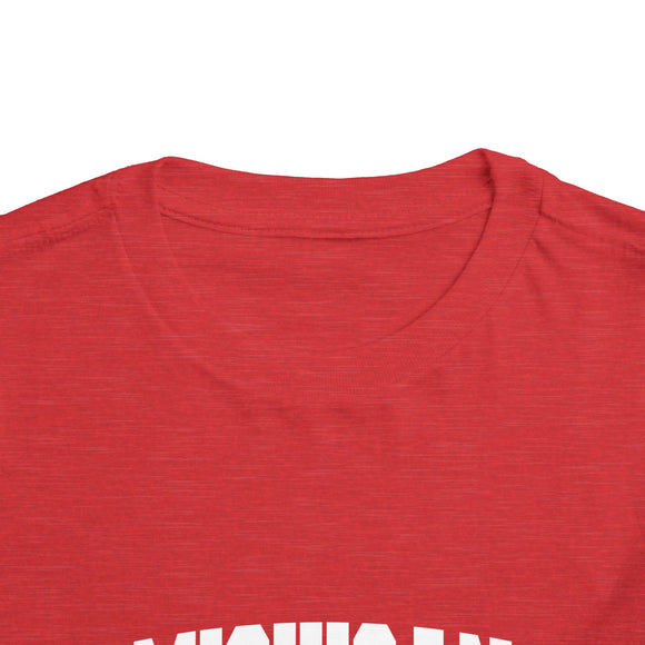 Michigan Toddler Graphic Tee - Kids Michigan Vacation T-Shirt