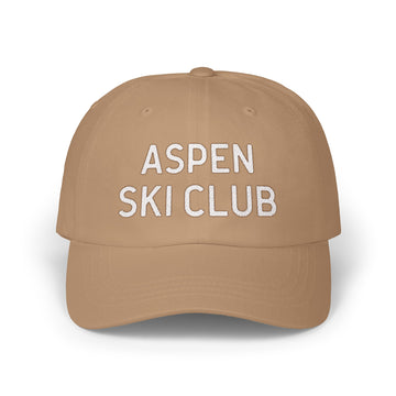 Buy khaki Aspen, Colorado Dad Hat - Embroidered Aspen Classic Dad Cap