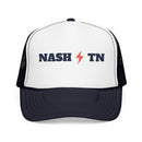 Nashville, Tennessee Retro Trucker Hat - Lightning Foam Cap-1