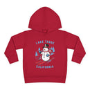 Lake Tahoe, California Toddler Hoodie - Unisex Lake Tahoe Skiing Snowman Sweatshirt-5