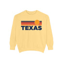 Texas Sunset Stripes Sweatshirt | Comfort Colors - 100% Cotton-1