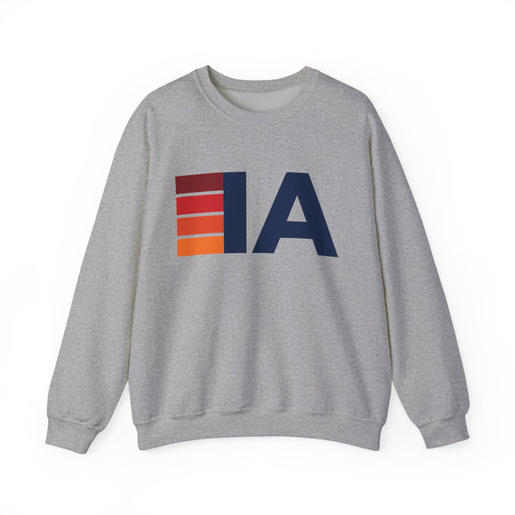 Iowa Retro Sweatshirt | Retro Stripes Iowa